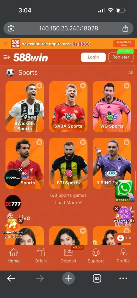 588win Banner 3